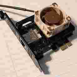 40mm Fan mount for AQC113 10Gbps 10GbE network card