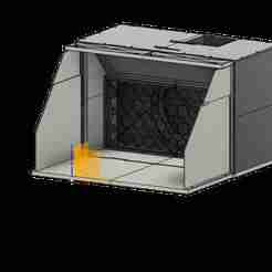 Airbrush spray booth