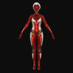 Atomic Heart Twins STL  3D Printable Robotic Ballerina Figures from Sci-Fi Game