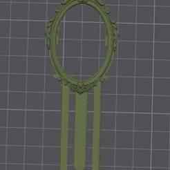 Bookmarks / page markers / page markers with mirror glass frame
