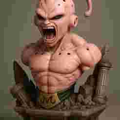 Bust Majin Buu (Kid Buu) - Dragon Ball Z