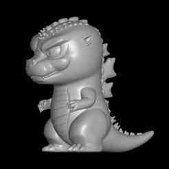 chibi godzilla