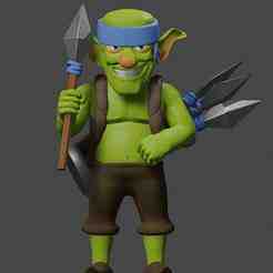 Clash Royale Elf with spear