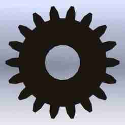 [CNC] Precision Spur Gear - Module 0.8 - 18 Teeth - Tool Holder Optimized