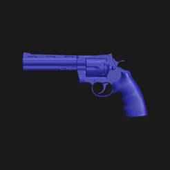 COLT ANACONDA 6"  6 Inch - Real Size 3D Scan High Quality COLT REVOLVER 44 Magnum