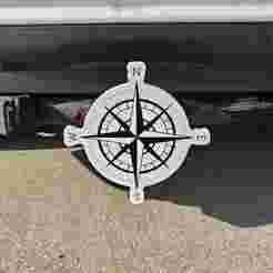 Compass Giant Awesome Tow Hitch Cover for 2 inch Tow Hitch Receivers