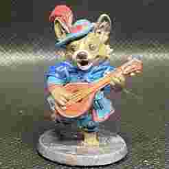 Corgwyn Bard – Songtail Wanderer (32mm Heroic Mini)