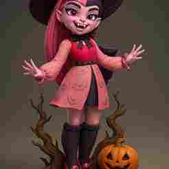Draculaura Figure - Monster High (Netflix)