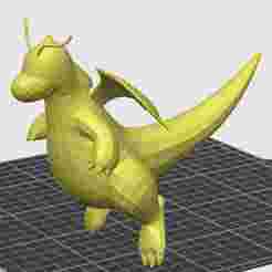 dragonite 3D model