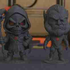 Esqueletor mini figuras ( Esqueletor & Bestia )