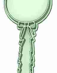 Festive cookie cutter balloon