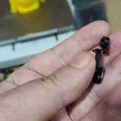 Furby 1998 battery compartment resset button supportn (prototype 1.0), still under testing.