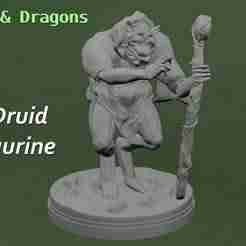 Gnoll Druid mini for Tabletops