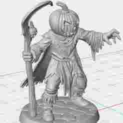 Harvest Scarecrow (Jack-o’-Lantern Variant) – DND Enemy