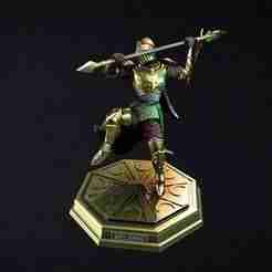 Hive Knight — 3D Printable Miniature (Presupported)