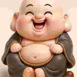 Joyful Laughing Happy Buddha Statue