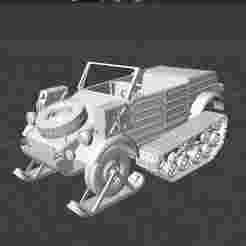 Kübelwagen Type 155 Half-Track (Scale 1/56)