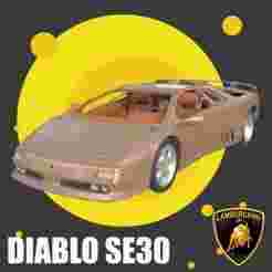 Lamborghini Diablo SE30 – Iconic Supercar 3D Model