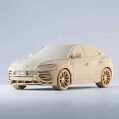 Lamborghini Urus 3D Model Scale