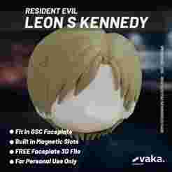 Leon S. Kennedy Inspired Nendoroid Hair – Custom STL 3D Print Model (Residual Evil Fan Art)