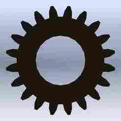 [PARAMETRIC] Spur Gear - Module 0.5 - 20 Teeth - Watch Mechanism