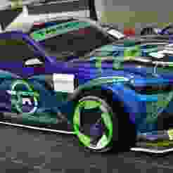 RAWC RC DRIFT STANG AERO-5-EXPERIMENTAL WHEEL / 6 & 9 OFFSET / 1:10