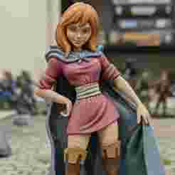 Shiela the Thief - Hero from Dungeons & Dragons (3D Printable Model)