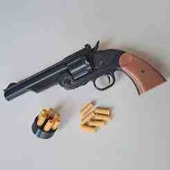 Smith and Wesson Model 3 Schofield Revolver Cap Gun BB 6mm