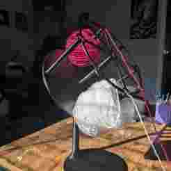 Spinning Yarn Holder Carousel | Tangle-Free Crochet & Tapestry Organizer