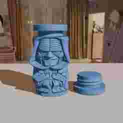 Star Wars Palpatine weed Tiki Jar 420