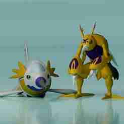 Submarimon Digmon Digimon Fanart