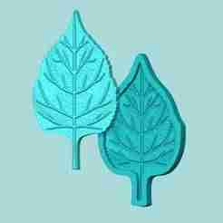 Sunflower Leaf 01 - Silicone Mold Maker - Template