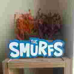 The Smurfs Sign / Logo - 3mf all colors separate / / for AMS - for stl and 3mf /