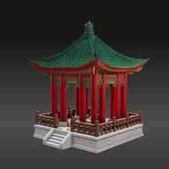 Traditional Chinese Pavilion – Classic Garden Pagoda 3D Printable Model