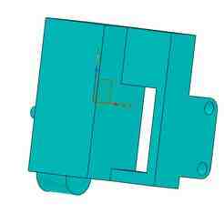 XYZ Da Vinci 3D Printer Y-Axis Photosensor to Mechanical Limit Switch Converter Mount