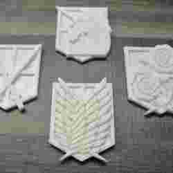 Attack on Titan - Shingeki no Kyojin - Military Emblem Badges