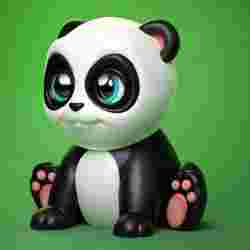 SEVIMLI PANDA (YERINDE BASKI)
