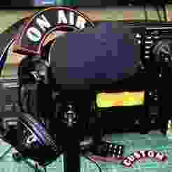 Callsign ON AIR plate for Yaesu M-90D microphone