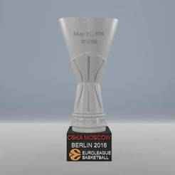 CSKA Moscow 2016 Euroleague Cup with Base