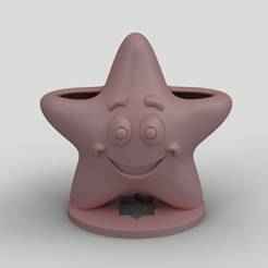 Cute Starfish Pot - Fun Pen Holder