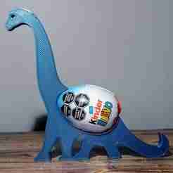 Kinder brachiosaurus egg holder dinosaur