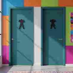 Gym bathrooms - STL