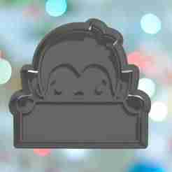 Halloween Dracula Plaque Cookie Cutter