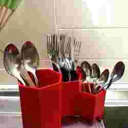 Polygon Cutlery Drainer