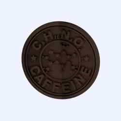 Caffeine molecule drinkcoaster