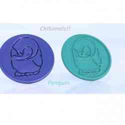 Penquin chibimals coaster (pair)