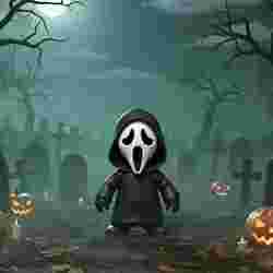 GHOSTFACE CUTE - SCREAM - TERROR - HALLOWEEN
