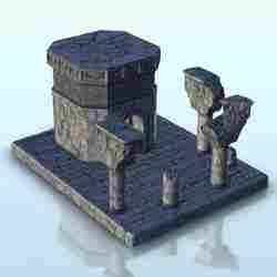 Desert mausoleoum ruins - Modern WW2 Cold Era Afghanistan Iraq North Africa Afrikakorps Tunisia Lybia Desert