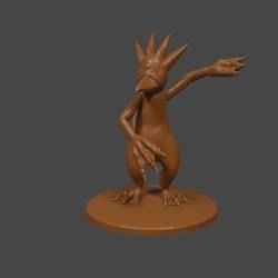Pokemon inspired, Golduck Tabletop DnD miniature