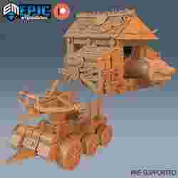 Siege Engine Battering Ram Wolf & Dragonslayer Ballista / War Machine / Warfare Construct